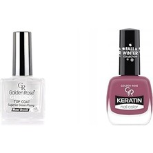 Gel Look Top Coat & Oje Seti