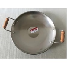 Ertürk Store Üzüm Çalik Kavurma Sacı -Gözleme Tavası No:3 36 cm Krom Içerikli Paslanmaz Çelikden Üretilmiştir