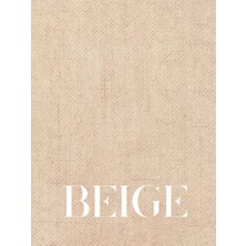 Decorative Book: Woven Beige 'beige' Display Book - For Shelf Stacking, For Coffee Table, For Interior Design, 8.5" x 11" Thick Hardcover Decorative Faux Display Book; For Home Decor