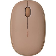 M660 Sessiz Kablosuz Fare, Kablosuz Fare, 1300 Dpı Sensör, 9 Ay Pil Ömrü, Sessiz Tuşlar, Ergonomik, Sağ Elini Kullananlar ve Sol Elini Kullananlar Için, Pc ve Mac Için, Kahverengi