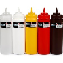 Çikolata, Geniş Kapaklı Sos Şişesi, 700 ml Capacityu, Kahve