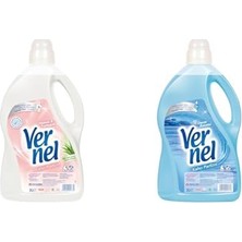 Hassas & Yumuşak Kalıcı Parfüm 30 Yıkama Çamaşır Yumuşatıcısı (1 x 3000 Ml) ve Vernel Deniz Esintisi Kalıcı Parfüm 30 Yıkama Çamaşır Yumuşatıcısı (1 x 3000 Ml)