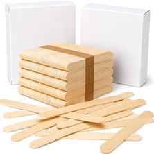Dil Çubuğu 500 Adet Abeslang Naturel Geniş Jumbo Maket Hobi Okul 500 Parça Dil Basma Çubuğu Dondurma