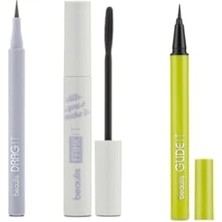 Drag It Eyeliner + Fake It Maskara + Glide It Eyeliner Seti, Siyah