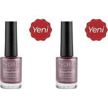 Nail Flawless Oje 86 Metallic Nude, Mor (2 Paketi)
