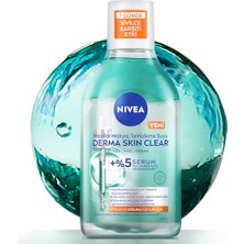 Micellar Makyaj Temizleme Suyu Derma Skin Clear 400 Ml, Sivilce Karşıtı, Serum Içerikli, Niasinamid, Salisilik Asit, Pha, Sivilceye Eğilimli Ciltler, Durulama Gerektirmez