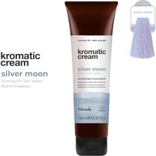 Kromatic Cream Silver Moon Saç Maskesi, 150 Ml, Vegan, Silikonsuz, Gümüş Gri Ton, Besleyici Bakım