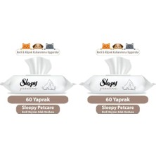 Petcare Evcil Hayvan Islak Havlusu 60 Yaprak (2 Paketi)