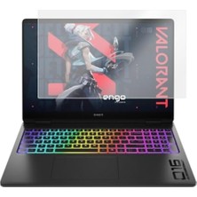 Hp Omen Max Gaming 16-AH0004NT 16 Inç ile Uyumlu Mat Ekran Koruyucu Dizüstü Bilgisayar, Yansıma ve Parlama Önleyici Parmak Izi Bırakmayan Laptop Koruma, 9h Temperli Kırılmaz Esnek Nano Cam