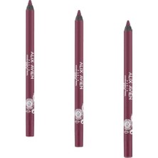 Dudak Kalemi, Suya Dayanıklı Uzun Süre Kalıcı Yumuşak, Staying Power Lip Pencil 59 Plum (3 Paketi)