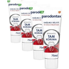 Diş Macunu, Diş Eti Bakımı Tam Koruma & Beyazlatıcı, 75 ml (4 Paketi)