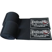 Giftoom Spor Elastik Boks Bandajı 3,5 Metre, Tek Ebat, BAND990, Siyah