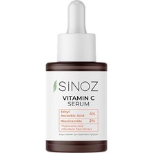 Aydınlatıcı, Ton Eşitleyici, Vitamin C%4 Niacinamide%2 Yüz Serumu 30 ml Tüm Ciltler Için