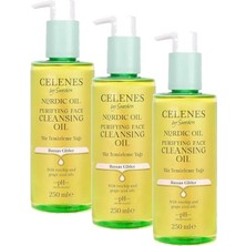 Celenes Nordic Oil Arındırıcı Yüz Temizleme Yaği Hassas Ciltler (3 Paketi)