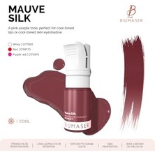 Pudra, Mauve Silk, Serisi 12 ml Profesyonel Kalıcı Makyaj Kaş Pigmenti, Leylak