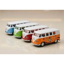 Diacast 1:36 Metal Volkswagen Minibüs Koleksiyon Arabası Sürtmeli 11 cm Renk Garantisi Yoktur, 1ADET