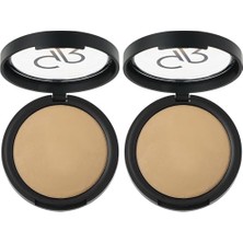 Pudra, Mineral Terrabaked Powder No: 03 Nude - Mineral Etkili Fırınlanmış, (2 Paketi)