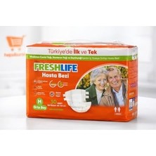 Freshlife Hasta Bezi, Yetişkin, Unisex, Yüksek Emici, Koku Önleyici, Nefes Alan Yapı, Sızdırmaz, 30 Adet (M)