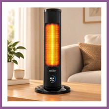 Bezos 2000W Dikey Elektrikli Isıtıcı Soba Rengaren