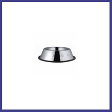 Bezos Desenli Metal Kedi ve Köpek Mama Su Kabı 8 Oz 12 cm Mrl