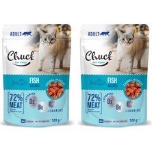 Pouches, Yetişkin, Balıklı 100 G x 24 Adet (2 Paketi)