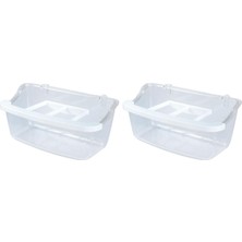 Kuş Yemlikleri, 10 cm Izgaralı Mamalık, Şeffaf x 36 Adet (2 Paketi)