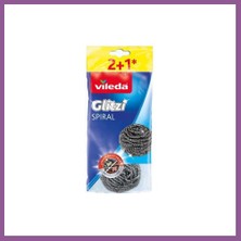 Bezos Bulaşık Tel & Bezleri 3lü Rengaren
