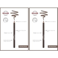 Kaş Kalemi, Uzun Süre Kalıcı, Belirginleştirici Şekillendirici Kahve, Brow Liner 152 Dusty Brown (2 Paketi)