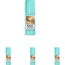 Kapatıcı, Magic Retouch Beyaz Saçlar Için, Sarı Saç Spreyi 75 ml (4 Paketi)