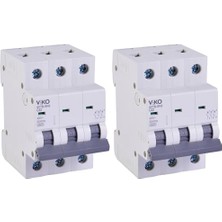 4VTB-3C32 Otomatik Sigorta 4,5ka C Tipi 3 Kutup 32A (2 Paketi)