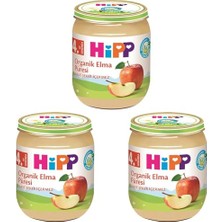 Organik Elma Püresi 125 G 1 Paket(1 x 125 G) 3'lü Paket