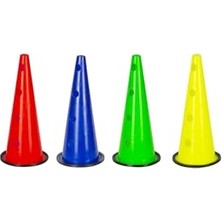 Scucs 1104 Delikli Antrenman Hunisi 45 cm 4'lü, Standart, KRL-SCX-1104Y, Yeşil
