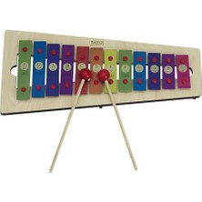 Mt-12 Metalofon 12 Alüminyum Tuşlu Orff - Ritim Aleti + 2 Adet Baget