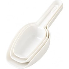 3'lü Iç Içe Geçen Erzak Küreği Seti, Farklı Boy Plastik Ölçü Kaşığı, Pirinç, Bakliyat, Un ve Kuru Gıdalar Için, Bpa Içermez