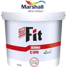 Fit Silikonlu Iç Cephe Duvar Boyası 3.5 kg Kum Beji, Kum Beji