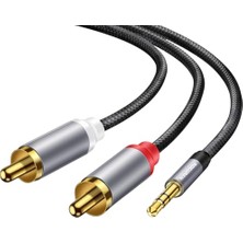 Marmara Avm 3.5 mm Aux Jack To Rca Hi-Fi Ses Kablosu 2 Metre