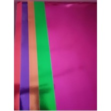 Metalik Aynalı Fon Kartonu. 50X70 Ebat. 5 Adet. Görseldeki 5 Ana Renk. R8732487354