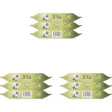 Pamuk Zeytin Cep Mendili 12X3X15 (540 Yaprak) (3 Paketi)