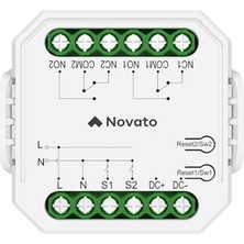 Wifi Çift Çıkışlı Kuru Kontak Modül (Tuya, Smart Life Uyumlu) - WKM03