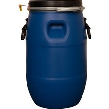 Çember Kapaklı 60 L Mavi Bidon