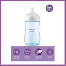 Bezos Doğal Tepkili Natural Response Pp Biberon 260 ml 1+ Ay Mavi · Renk: Mavi Rengaren