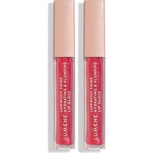 Marmara Avm Dudak Parlaticisi, Luminous Shine Hydrating & Plumping Lip Gloss Nemlendirici & Dolgunlaştirici, 05 Bright Rose (2 Paketi)