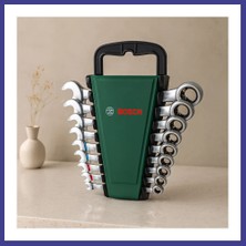 Bezos 8 Parça 8-19 mm Kombine Anahtar Takımı (Plastik Standlı, Taşıma Aparatlı) Mrl