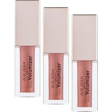 Marmara Avm Lipgloss, Maxivolumizer, 210 - Sunny Glaze - Kalıcı ve Nemlendirici Ruj - Dolgunlaştırıcı Etki (3 Paketi)
