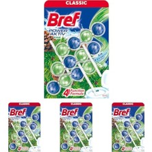 Marmara Avm Klozet Bloğu, Power Active Çam Kokulu 3'lü, 3 x 50 G (4 Paketi)