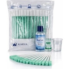 Marmara Avm Ağız Bakım Seti 20'li Tek Kullanımlık | Ağız Temizleme Çubuğu (Süngerli) + Ağız Bakım Solüsyonu 50 ml