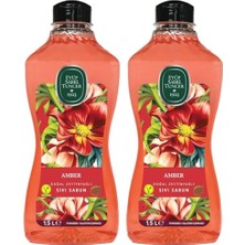 Marmara Avm Doğal Zeytinyağlı Sıvı Sabun Amber 1,5 L Pet Şişe (1 x 1500 Ml) (2 Paketi)