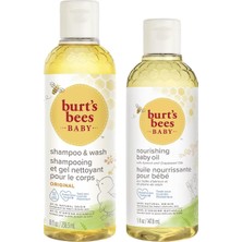 Str Store Bebek Saç ve Vücut Şampuanı 236.5 ml + Kayısı Yağı Özlü Besleyici Bebek Yağı 115 G