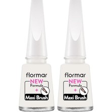 Kadıoğlu Ticaret Klasik Parlak Bitişli Yüksek Pigmentli Oje Nail Enamel 319 White Dance New (2 Paketi)