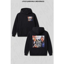 Zoka Wear Scranton Dizi The Office Ön Arka Baskılı Kapüşonlu Sweatshirt